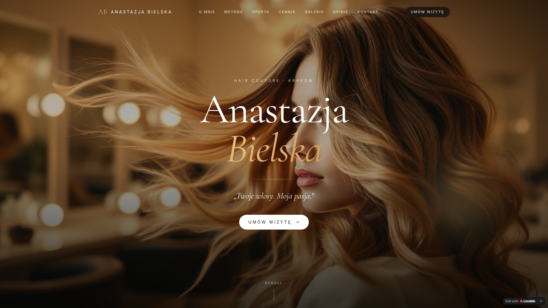 Anastazja Bielska — Hair Couture